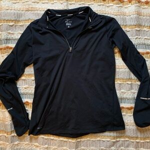 Nike Black Dri-FIT Women's Pullover 3/4 Zip